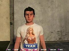 Yo, this naughty redhead in College Kings 2 wants my huge cock bad!