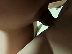 Brunette In Red Dress Sucks And Rides Sensually