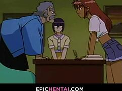 In this hentai, Mahoko experiences her first time with licking and big tits involved