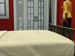 stepbrother catches naked indian stepsister in bed, licks her then fucks her ass