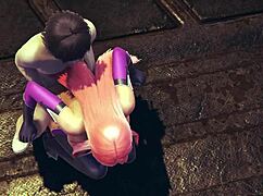 Watch makai kishi get fucked in spooning pose with creampie in 3d anime