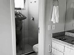 Shaving My Pussy to Drive Him Crazy While Sucking His Delicious Cock