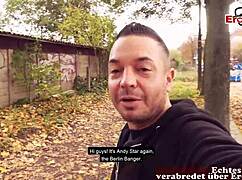 Want to See This Chubby German Housewife's Big Natural Tits in Public?