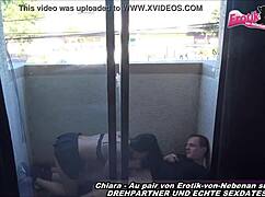 au pair girl studentin beim deutschland besuch gefickt