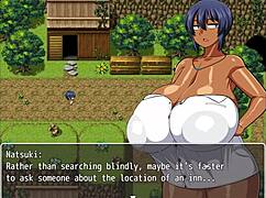 hey captain, wanna see my huge tits flash in this hentai game?