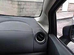 Intense Public Blowjob in Drive-Thru Line