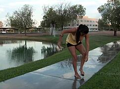 i, alexa loren, got my ass and pussy fucked in the sprinklers outdoors in hd