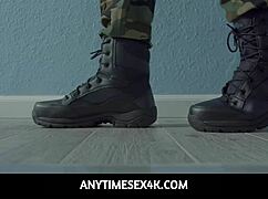 Military Teens In Camp