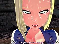 Android Number 18 In Different Positions Pov Dragon Ball Z Part 1