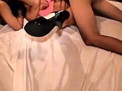 Sweaty Big-Tit Milfs Fuck Sheets Off Bed For Crowd At Interracial Orgy