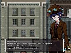 Stopping hot blonde thief in museum 😏