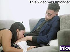 Venezuelan maid seduces boss with anal sex at home