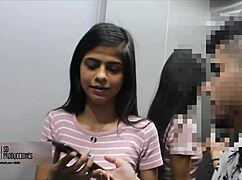 Stepsister invites deepthroat and cumshot on big ass