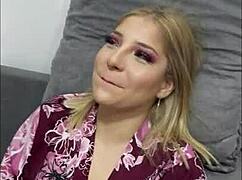 Lins preparing for her teen scene!