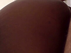 Intense interracial amateur doggystyle leads to creampie