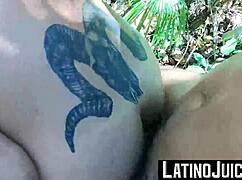latinojuice tattooed latino cain gomez bred outdoors