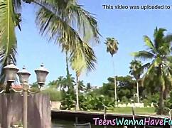 Amateur Teen 18+Ager Gets Drilled In Outdoor Party Reality