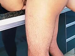 Amateur Wife Fucks Blonde Milf On Sink And Cums Inside