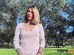 Valeria's outdoor fun explodes into deep drilling! Her scenes are wild