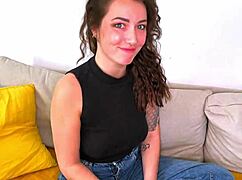 First x scene for livia, i bent her over for fucking and facial cumshot.