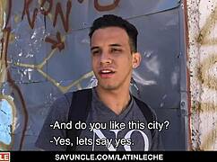 Straight Latino Paid to Ride Big Uncut Dick for the First Time! 😏