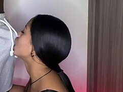 Wow! Cute Latina Model Craves Sucking Best Friend's Big Cock