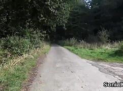 unfaithful british milf gill ellis reveals huge tits in underwear