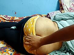 Pooja Hottie Ass Grabbed by Naughty Bengali Bhabi in Wild Action