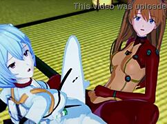 asuka and rei sync their tight juicy pussies