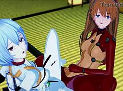 asuka and rei sync their tight juicy pussies