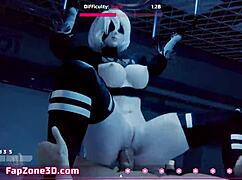 3D Slut Takes Cock Heroically Hard