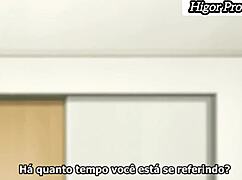 Hentai character desires his own sister in anime