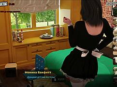 Fashion Business Girl Takes Naked Shower In 3D Anime