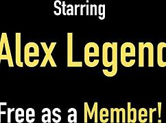 Busty Jenna Jay in lingerie loves sucking and fucking Alex Legends cock in doggystyle