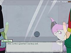 18titans episode 13 features raven giving a detailed handjob scene