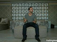 Big titted jessa rhodes gets cum on her ass