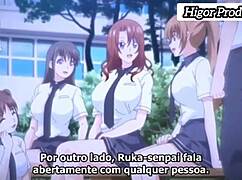 Hentai character desires his own sister in anime