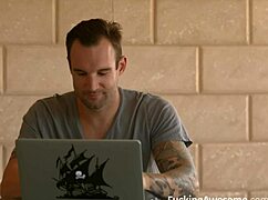 Big titted jessa rhodes gets cum on her ass