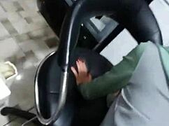 Old Milf Blows Amateur At Bar, Cuckold Watches