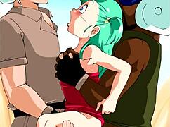 Dragon ball hentai monster fucks anime characters intensely in cartoon scenes
