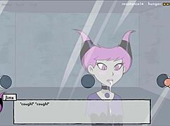 18titans episode 13 features raven giving a detailed handjob scene