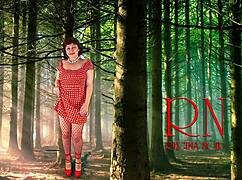 Giant secretary grows tall in the office, surprising the manager with her height.