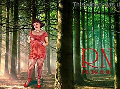 Giant secretary grows tall in the office, surprising the manager with her height.