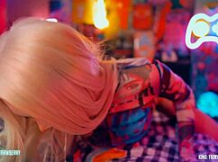 Little 18+ Cosplayer Fingers Herself On Webcam