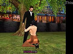 sweet appetizer in a cartoon sex scene