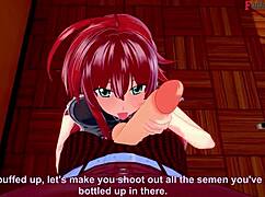 I’m obsessed with Rias Gremory and Akeno teasing me in this wild HS DxD fantasy