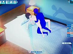 Asian 3D Cartoon Girl Has Big Tits Sex!