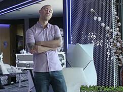 adorable teen 18+ getting doggystyle blowjob and facial