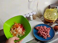 my hot mother-in-law teaches cooking but leads to pussy eating