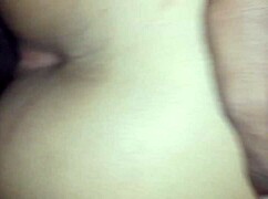 young girl riding big black cock doggystyle in bedroom